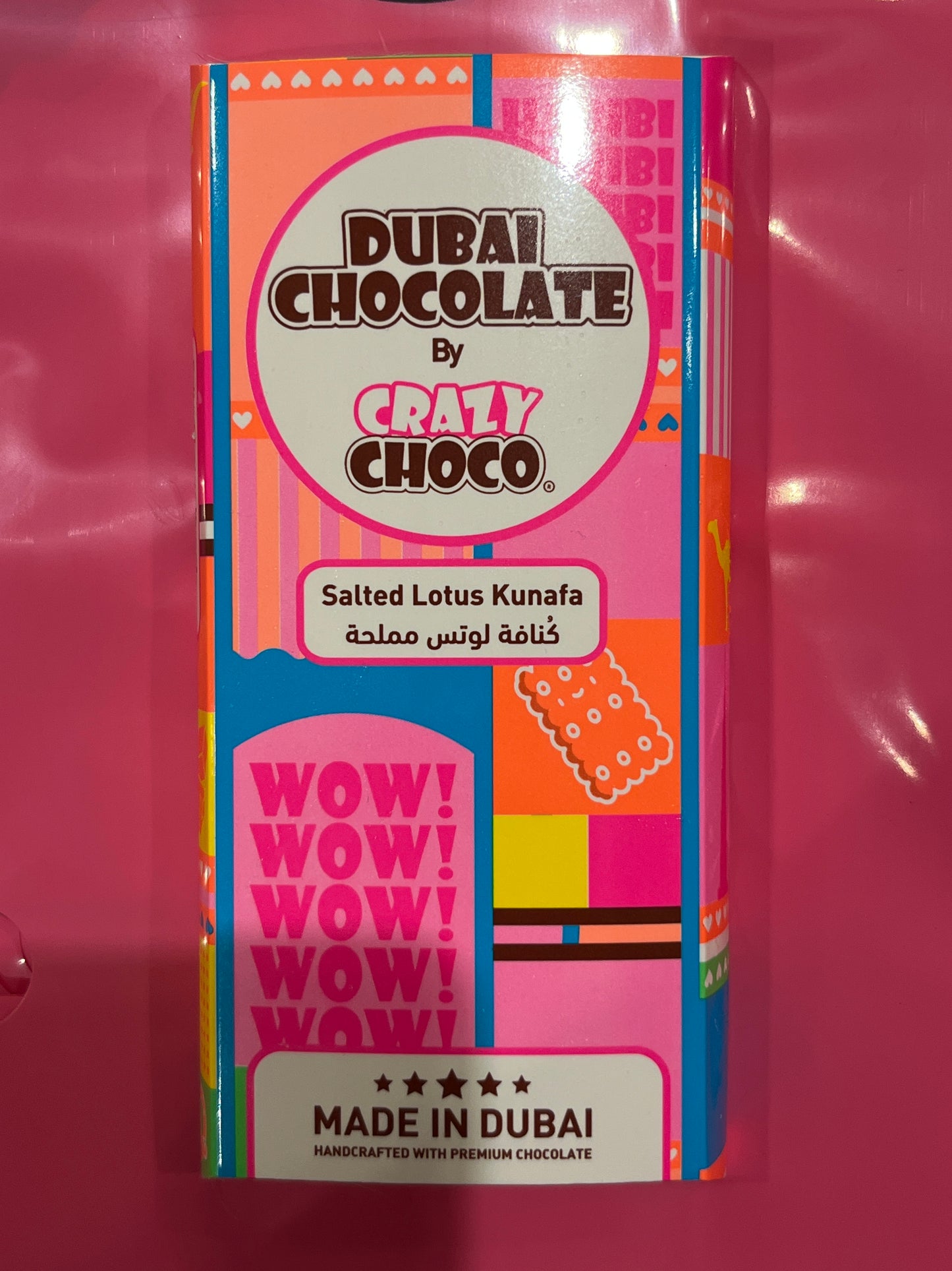 Dubai chocolate salted lotus kunafa