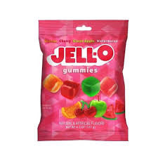 Jell-o gummie candy