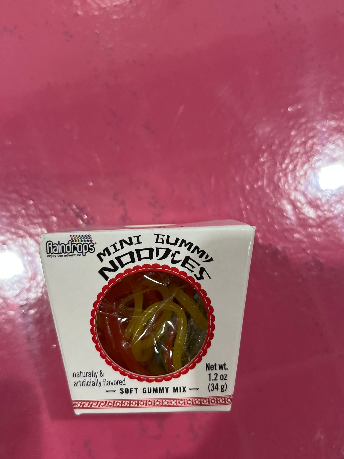 Mini gummy noodles
