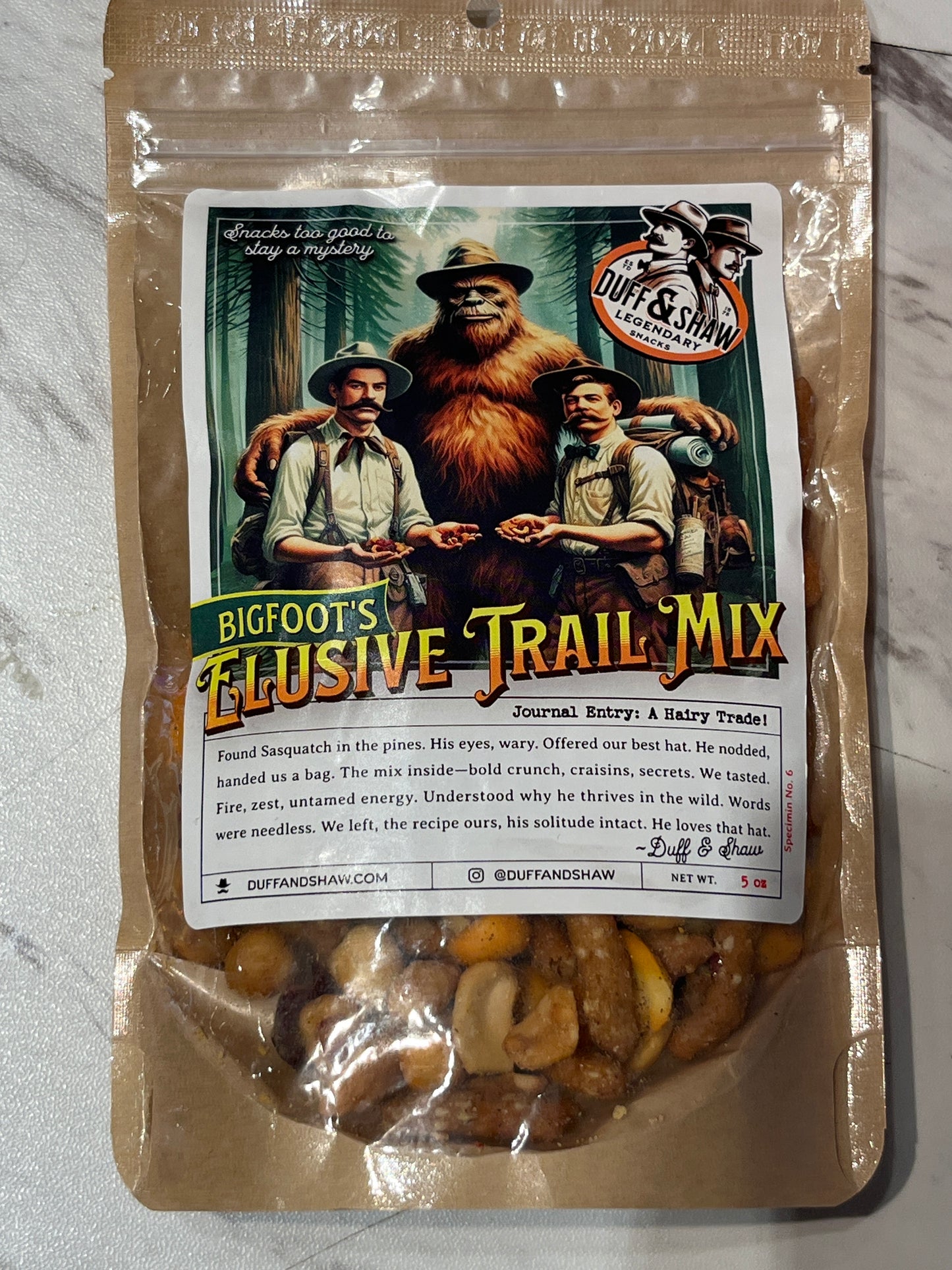 Bigfoot’s elusive trail mix
