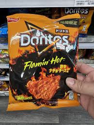 Doritos flamin hot cheesy nacho