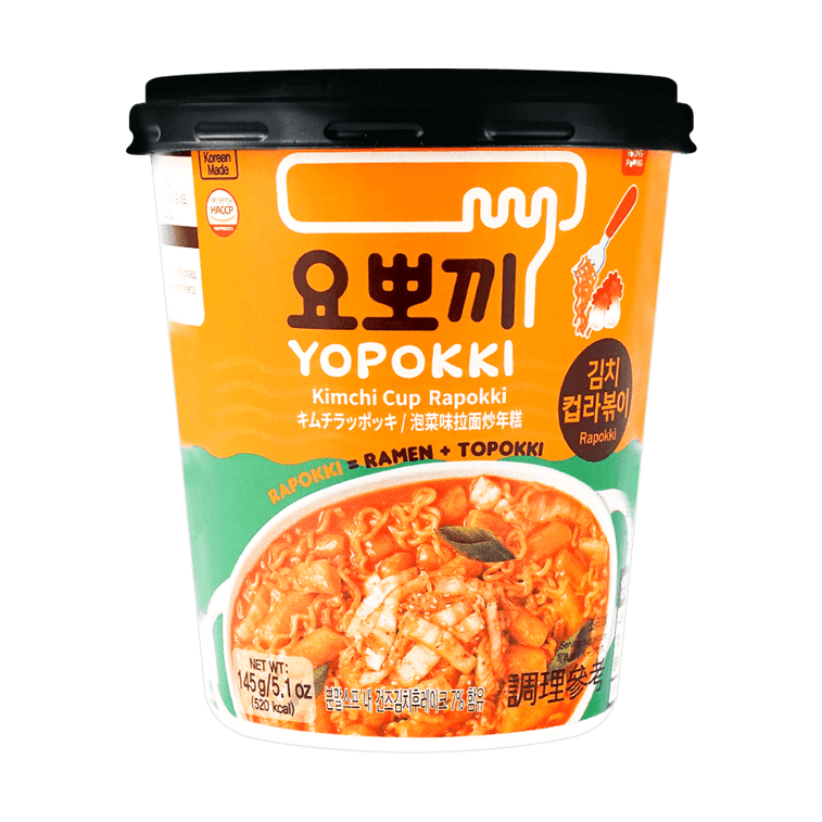 Yopokki Spicy Kimchi Cup Rapokki