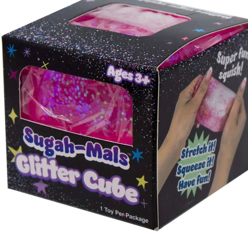 Sugah mals glitter cube