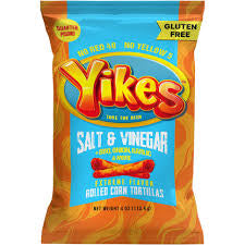Yikes salt & vinegar + bbq, onion, garlic & more