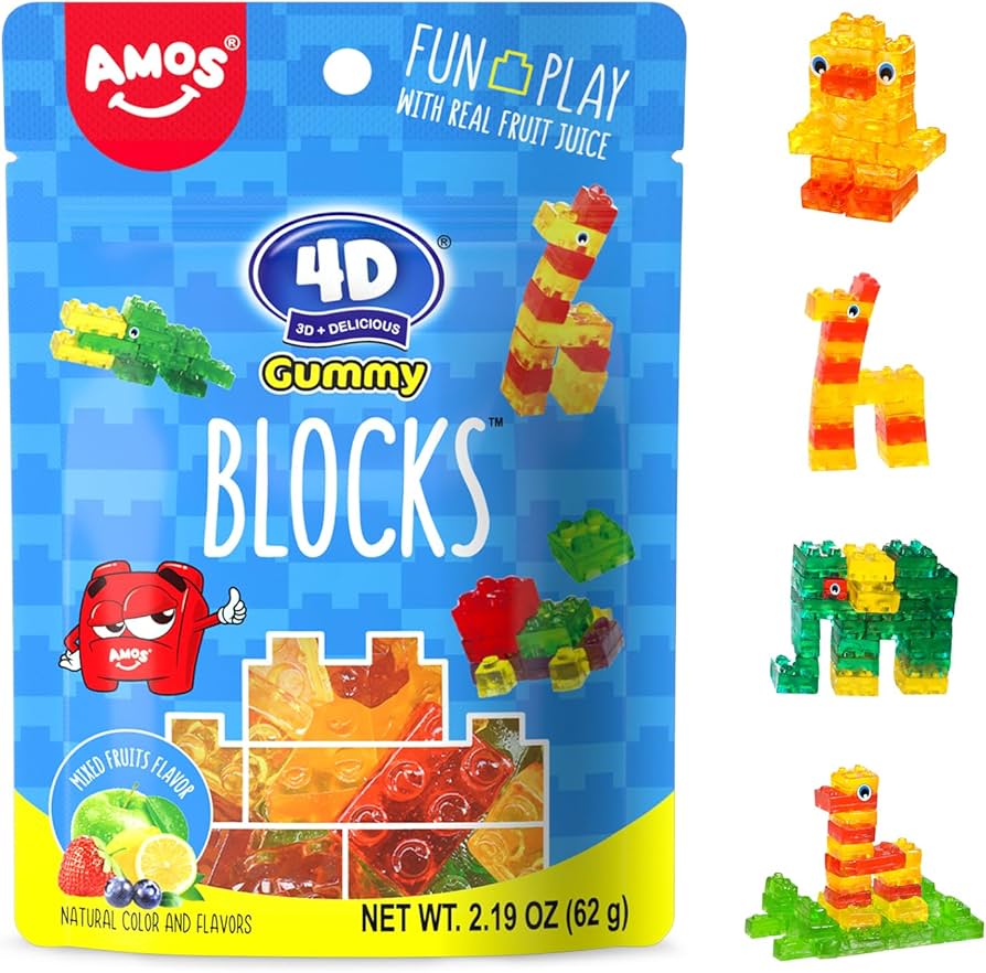 Amos 4D Gummy Building Blocks