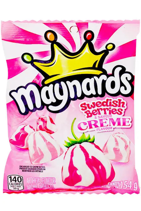 Maynards swedish berries & saveur creme flavor