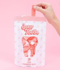 Sour Tooth Sour Pink Lemonade Belts