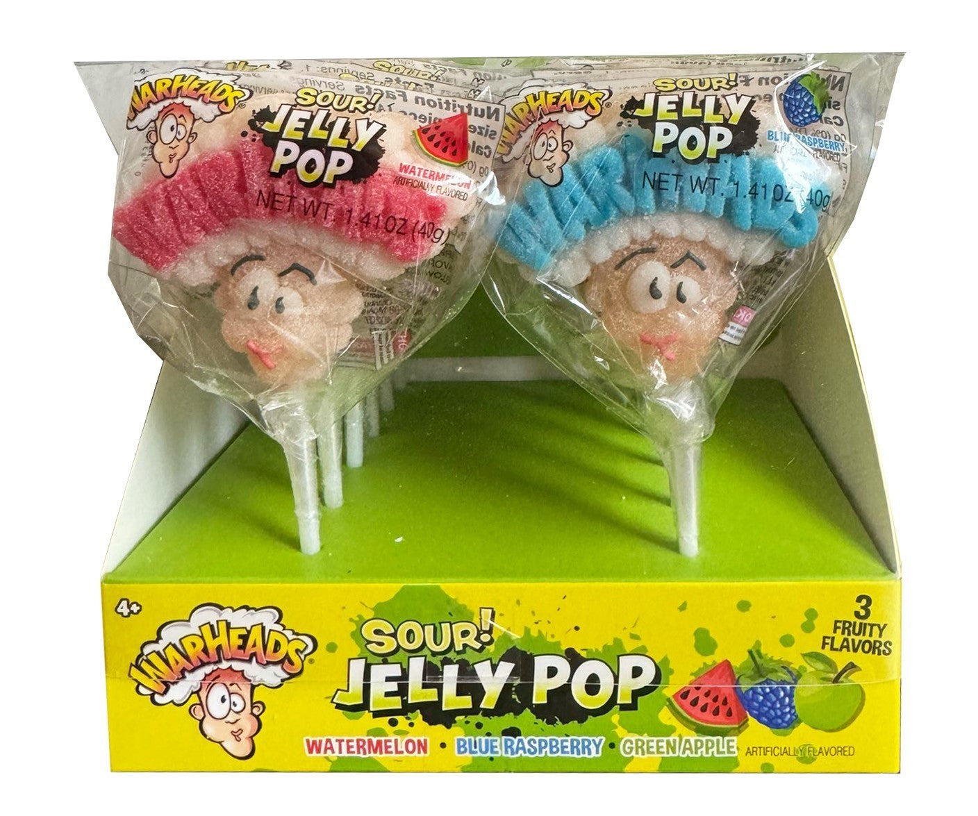 Warheads Sour Jelly Pops