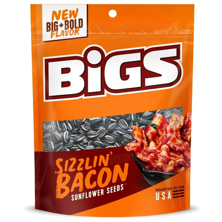 Bigs sunflower seeds sizzlin bacon flavor