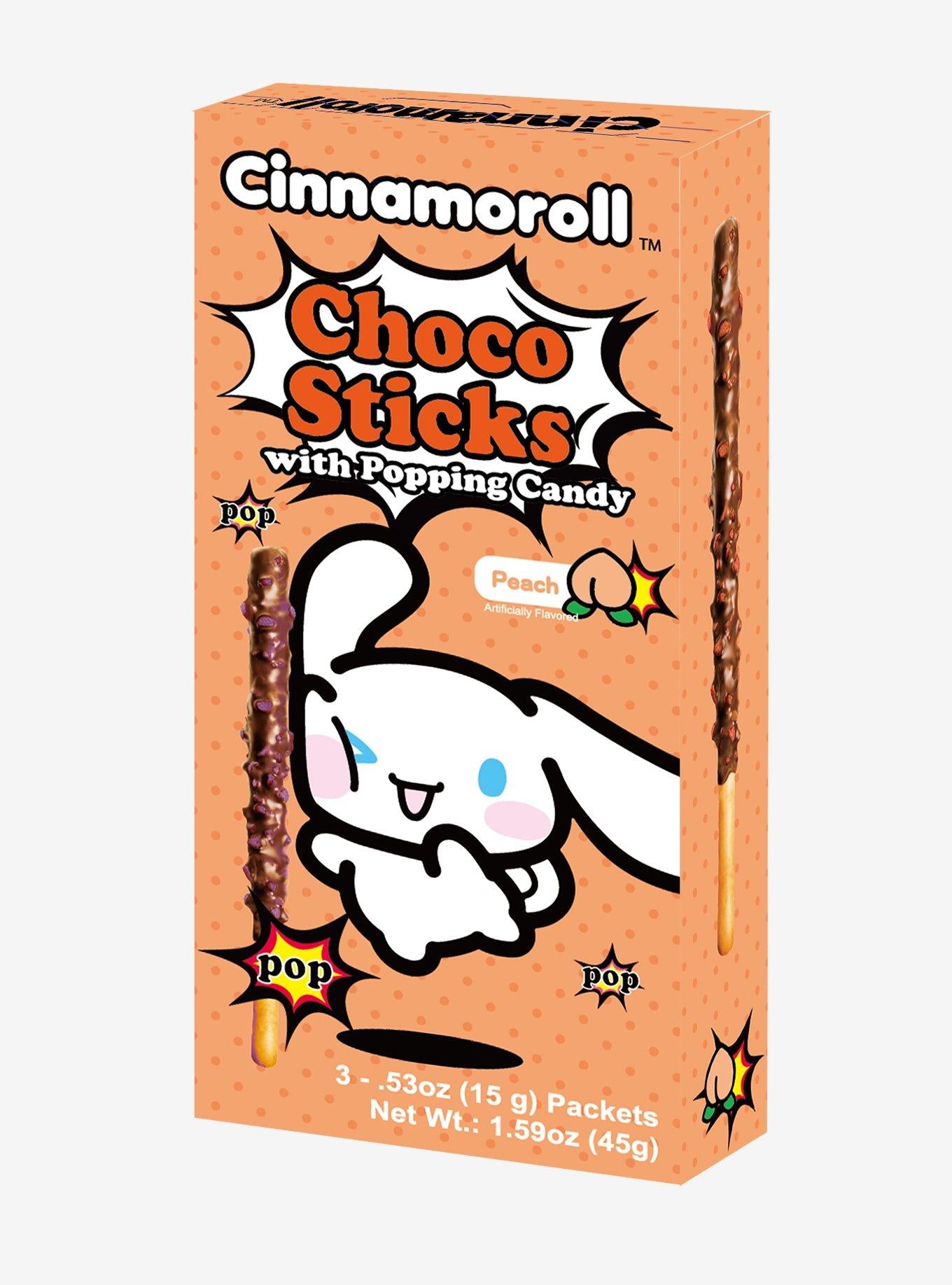 Cinnamoroll Choco Sticks with Popping Candy Peach