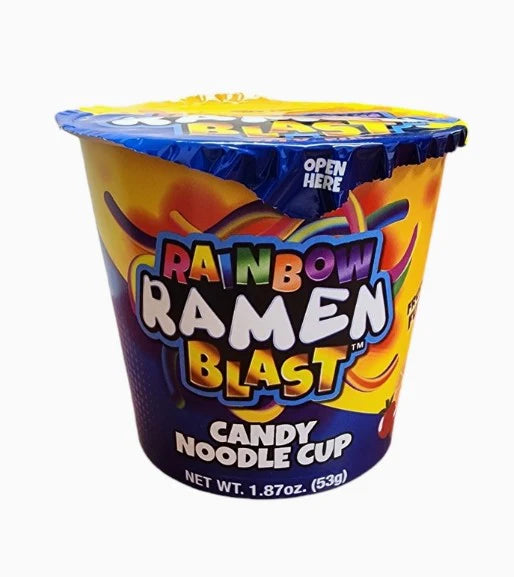 Rainbow Ramen Blast Candy Noodle Cup