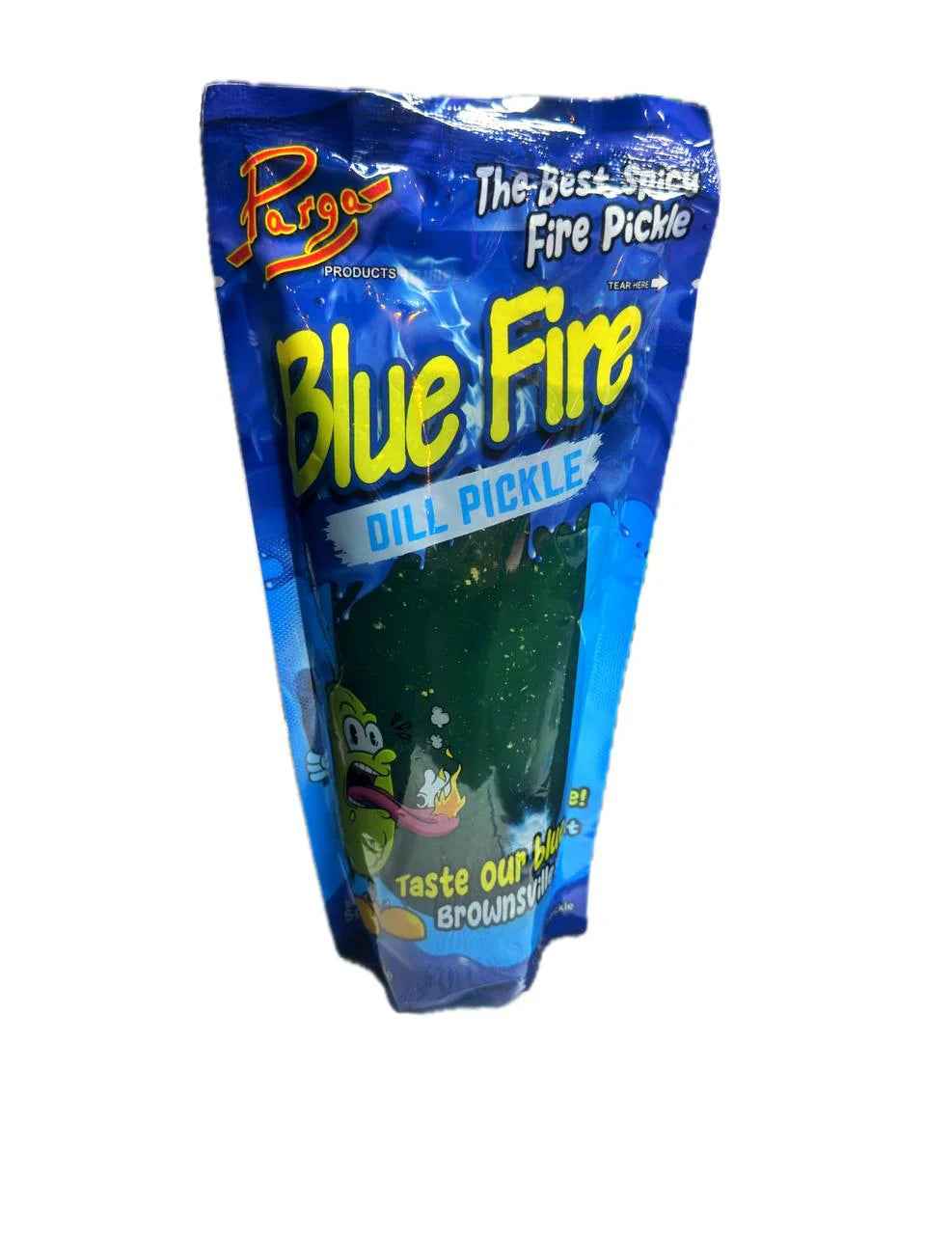 Blue fire dill pickle