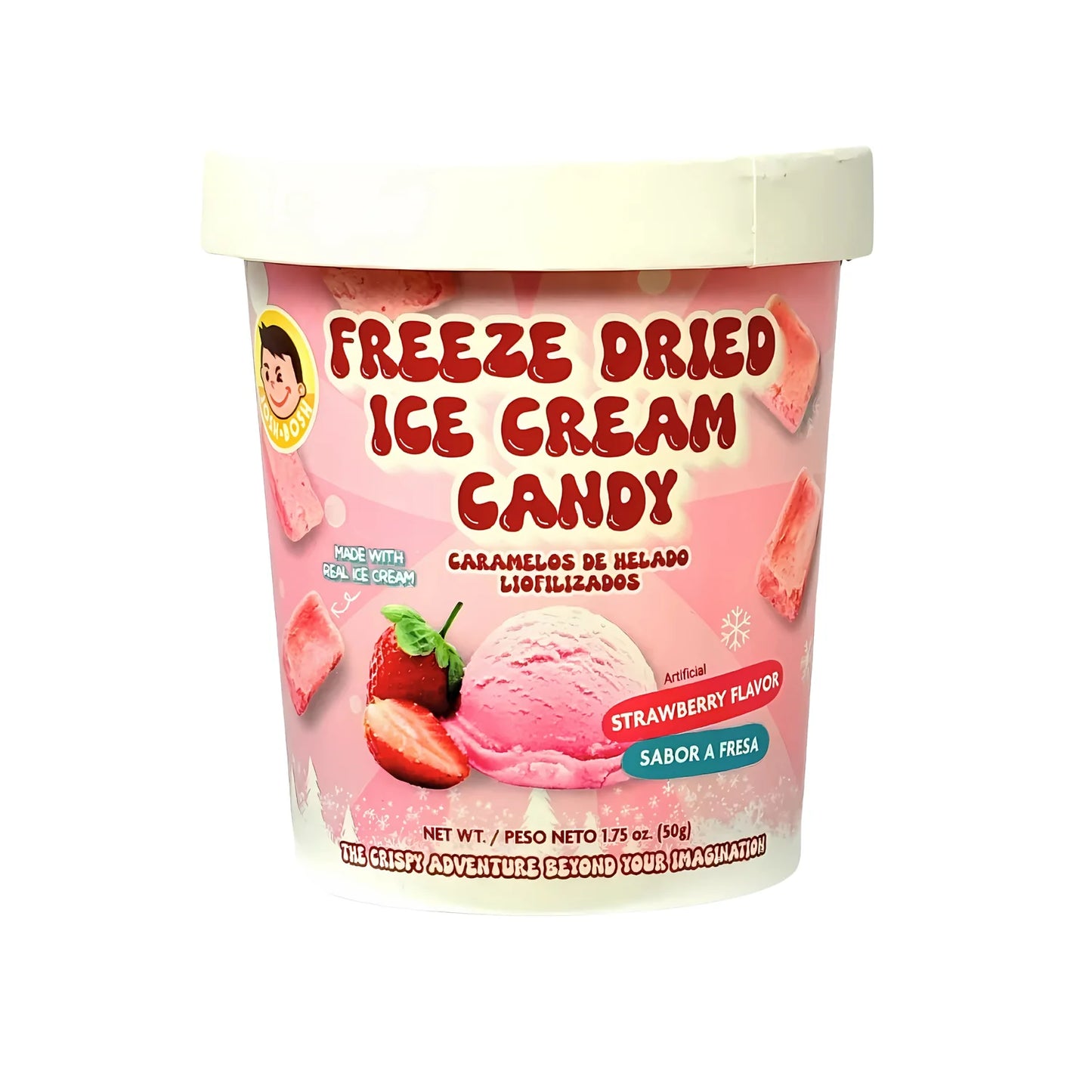Freeze Dried Ice Cream Candy Strawberry