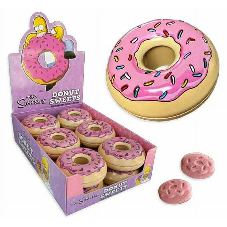 The Simpsons Donut Sweets Candy Tin
