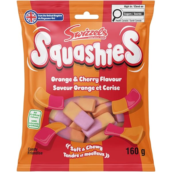 Squashies Orange & Cherry Flavor