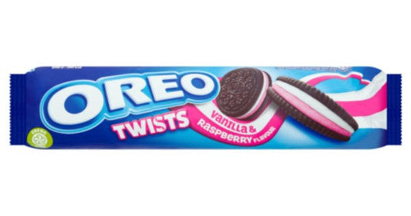 Oreo Vanilla & raspberry twists