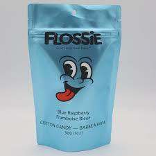 Flossie blue Rasberry cotton candy