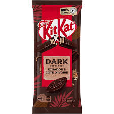 KitKat dark cocoa from Ecuador & core divoire