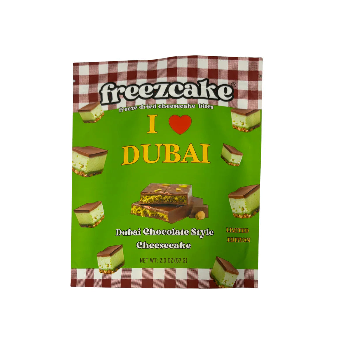 Freezcake Dubai Chocolate Style Cheesecake