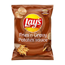 Lays fries n gravy patates sauce
