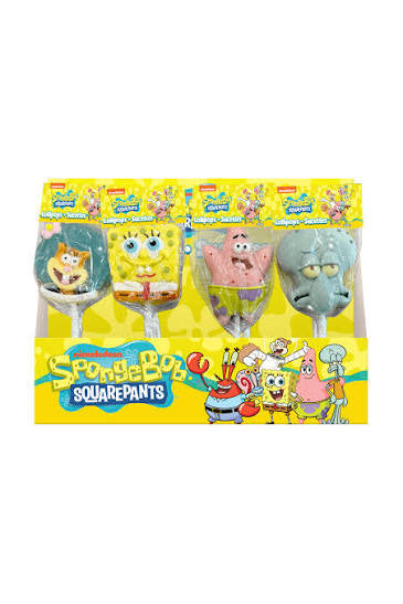 SpongeBob SquarePants lollipops sucettes