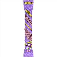 Millions the tiny tasty chewy sweets blackcurrant