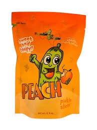 Peach Flavor Pickle Slices