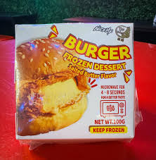 Burger Frozen Dessert salted butter flavor ice cream