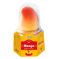 Mango flavor ice cream