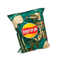 Lays green bamboo