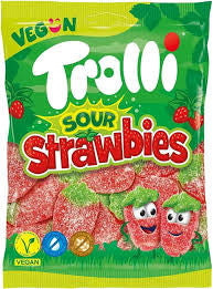 Trolli vegan sour strawbies