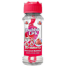 Bubble lick strawberry ice cream flavor