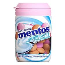 Chewy dragees mentos yoghurt fruit flavor