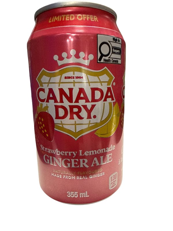 Canada Dry Strawberry Lemonade Ginger Ale