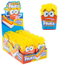Gummy fries & candy dipping gel
