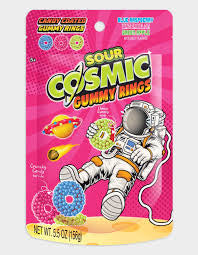 Sour cosmic gummy rings