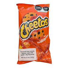 Spicy corn snack cheese flavor