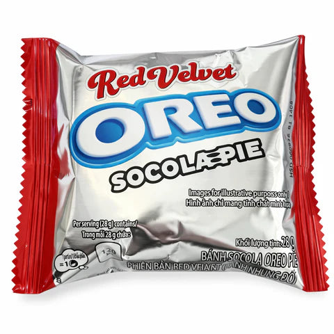 Oreo red velvet socola pie