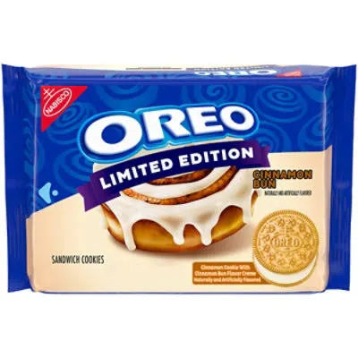 Oreo unlimited edition, cinnamon bun
