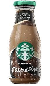 Starbucks, Frappuccino cookies, and cream
