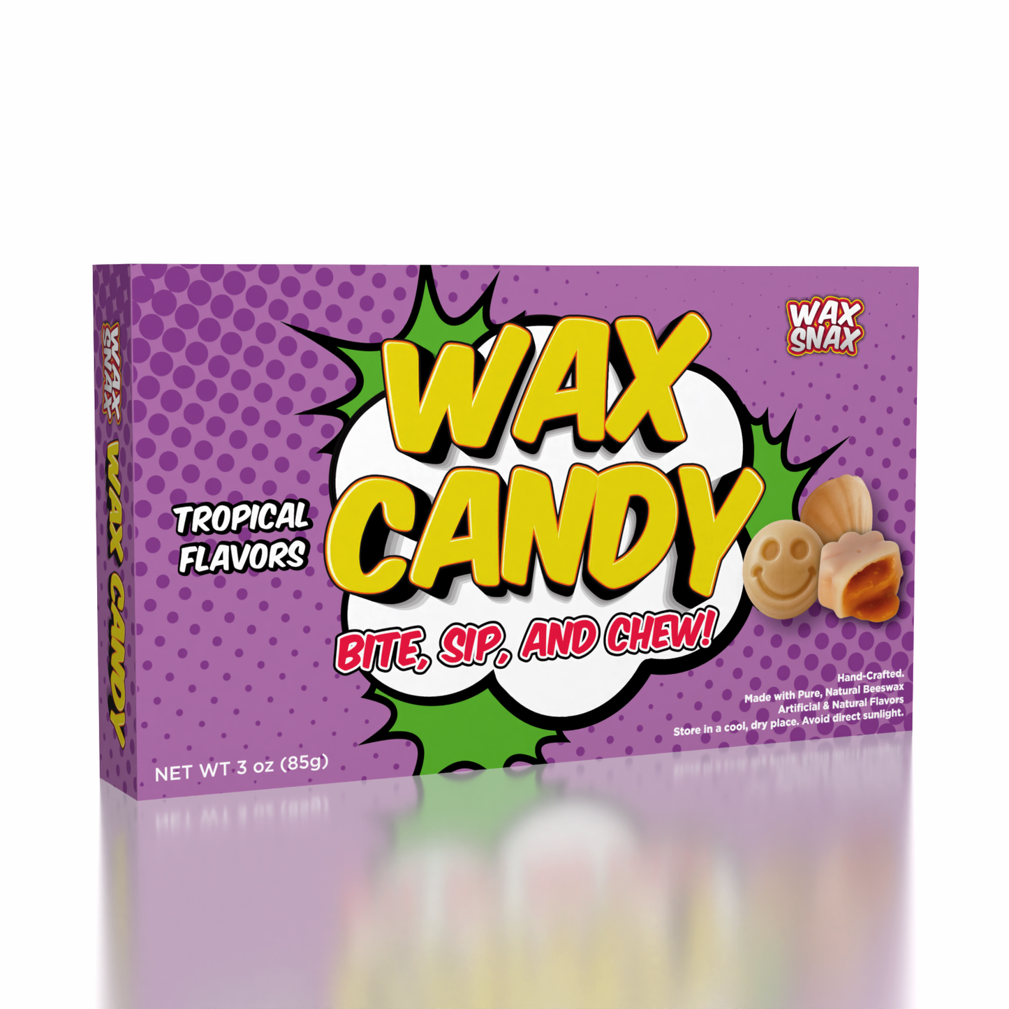 Wax candy tropical flavor