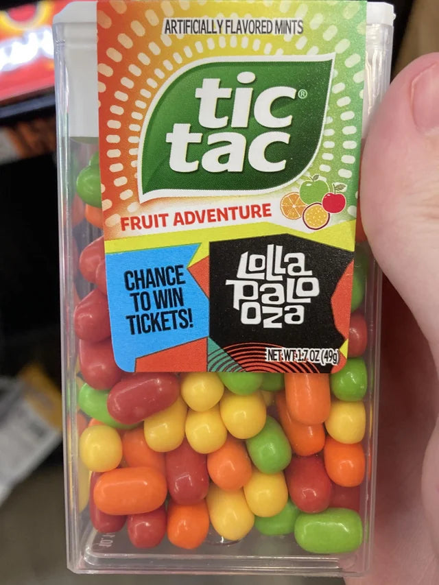 Tic tac fruit adventure