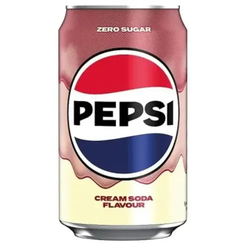 Pepsi Cream Soda Flavor Zero Sugar