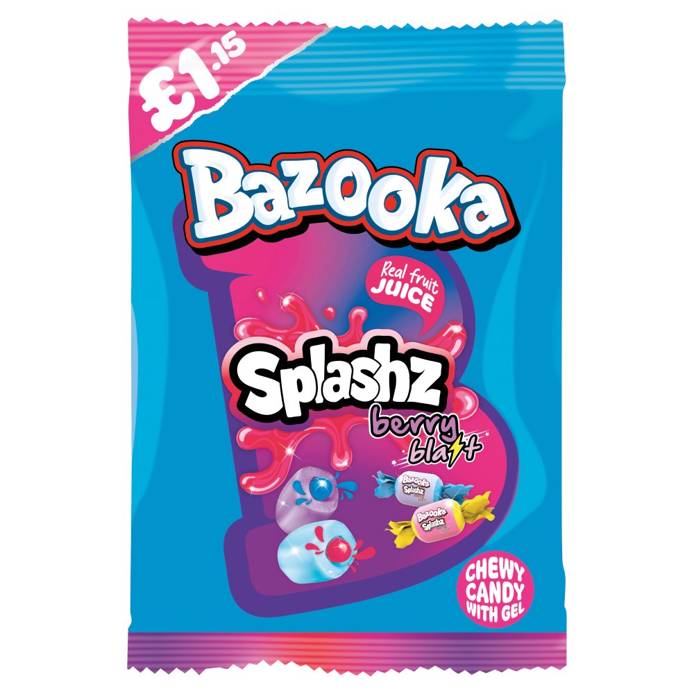 Bazooka Splashz Berry Blast