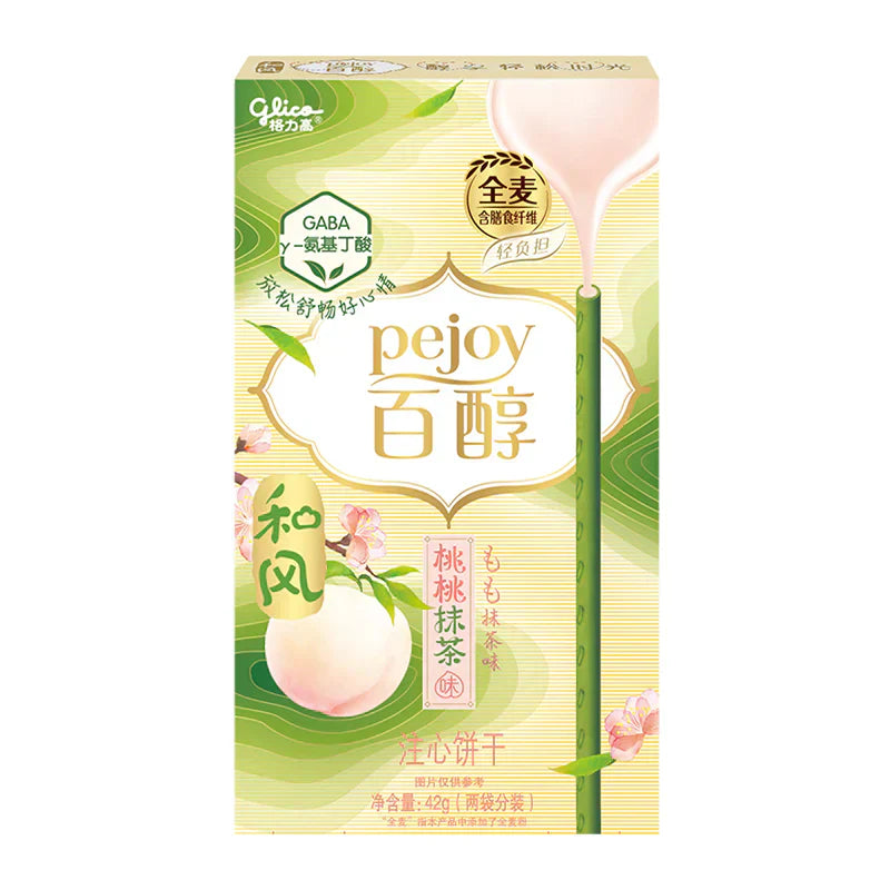 Pejoy Matcha Peach Cookie Sticks