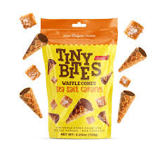 Tiny Bites Waffle Cones Sea Salt Caramel