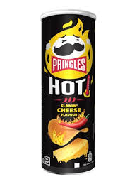 Pringles hot flamin cheese flavor