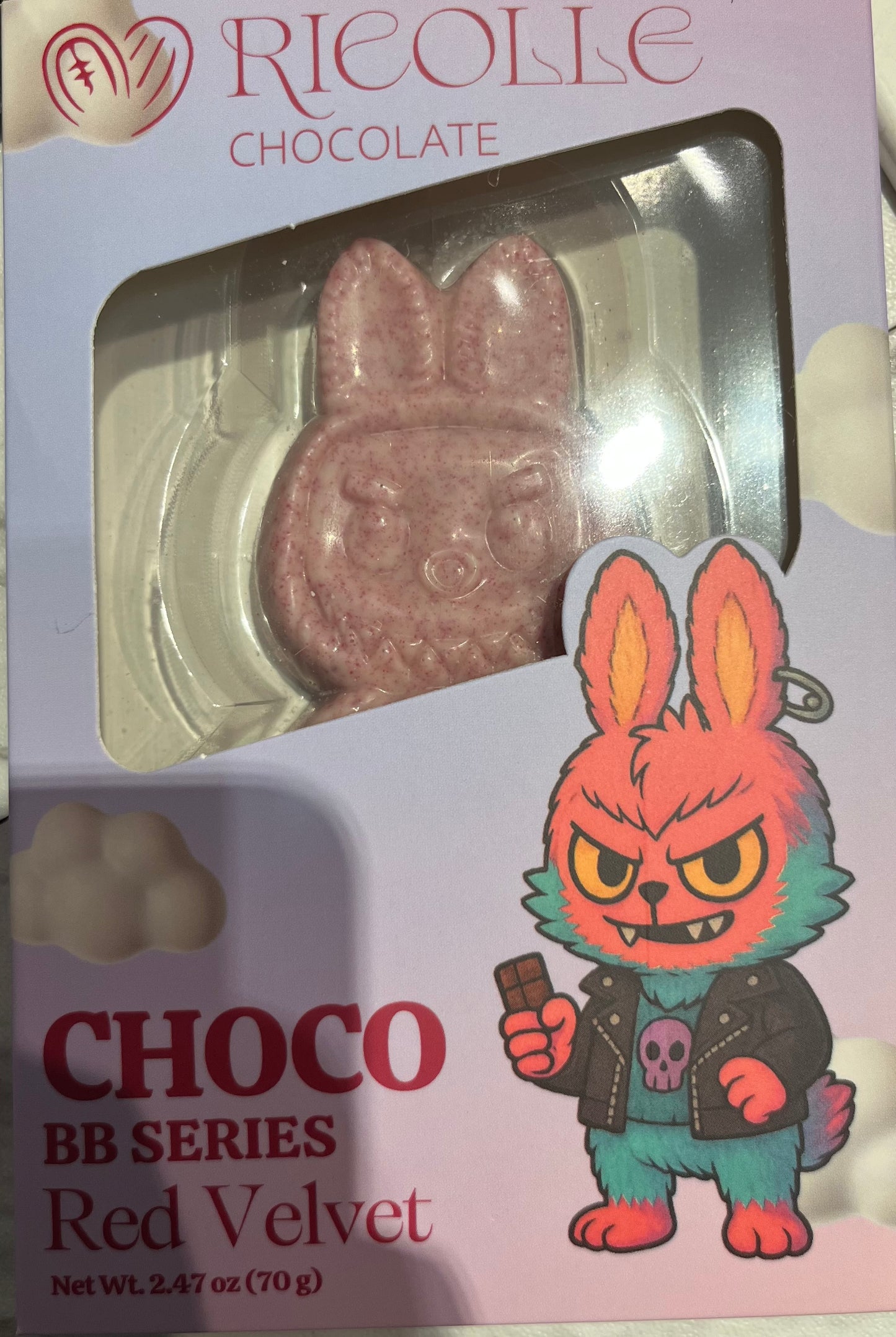 Ricolle Labubu Choco bb series red velvet