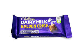 Cadbury dairy milk golden crisp