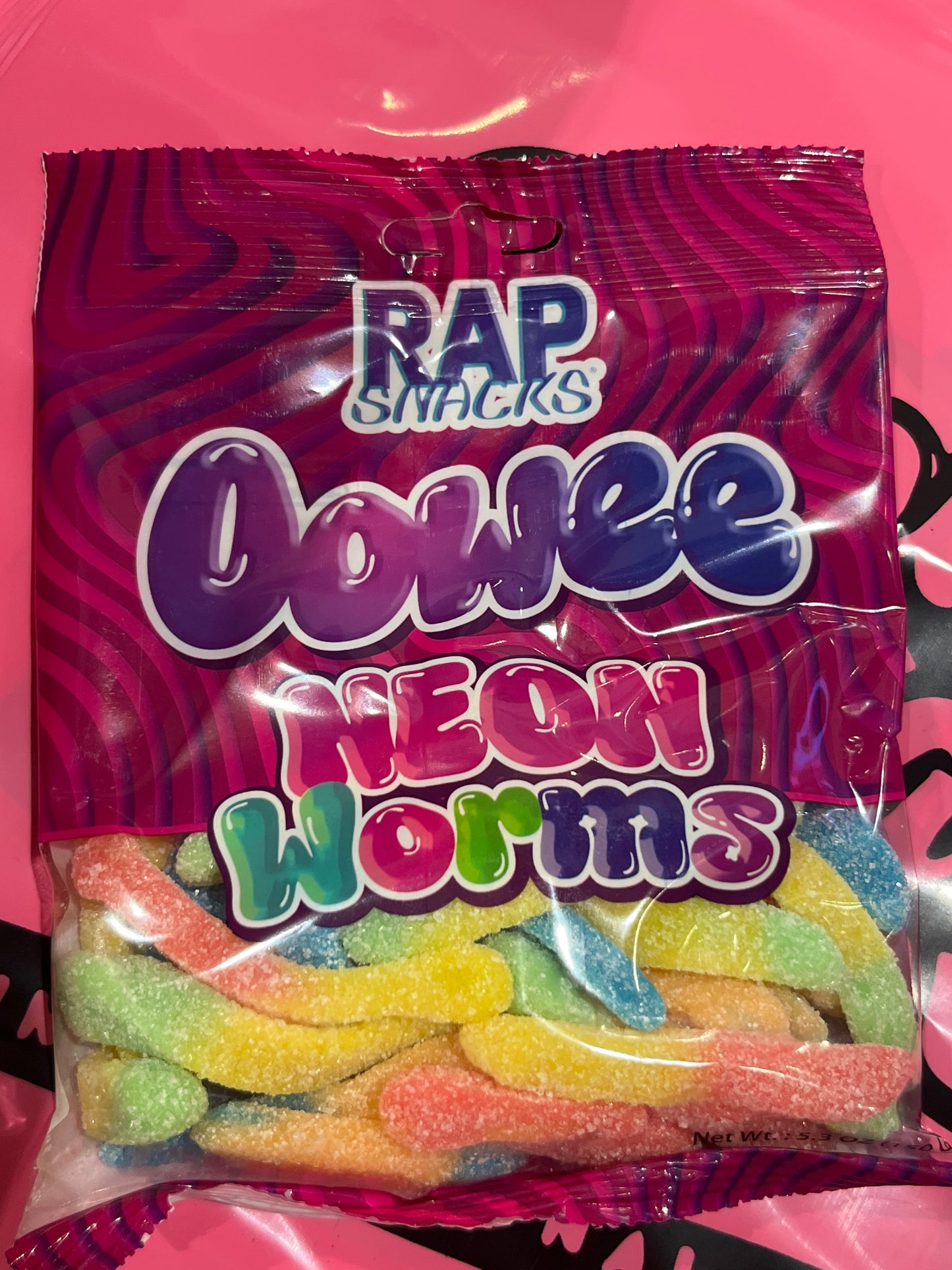 Rap snacks neon worms